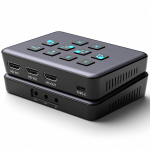 3,0 USB 1080P потоковая передача, захват игровой видеозаписи в реальном времени 2 * карта захвата видео Full HD в USB преобразователь потокового переключателя микшера - Product Image 2