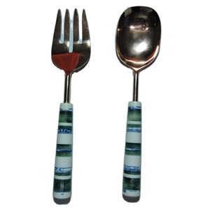 ชุดส้อมและช้อน2024สำหรับรับประทานอาหารและห้องครัวด้ามทำจากเรซินสินค้าขายส่ง - Product Image 1