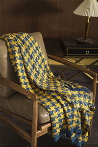 Manta de peso grueso para picnic de bebé, algodón orgánico, jacquard de pata de gallo - Product Image 3