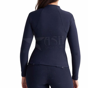 Camisas técnicas de equitación Ecuestre para mujer Capas base Tops para deportes de caballos para montar - Product Image 4