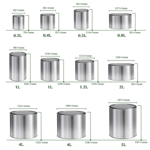 <span class=keywords><strong>Bidon</strong></span> métallique cylindrique imprimé FURUN 4L, fermetures hermétiques sécurisées pour huiles moteur et lubrifiants, approvisionnement en bidons pour exportation en vrac - Product Image 3