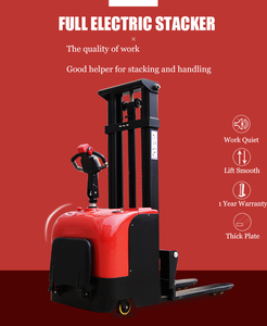 Apilador Eléctrico Tipo Montacargas JXforklift de <span class=keywords><strong>1.5t</strong></span>-2 Toneladas, Plataforma de 4.5m-6m, Longitud de Horquilla 1150/1200mm, Ancho de Horquilla - Product Image 4