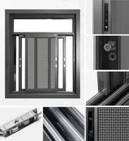 Ventanas Corredizas de Aluminio Personalizadas, Doble Acristalamiento, Rotura Térmica, Vidrio Low-E, Resistentes a la Corrosión, Ventana Corrediza Horizontal