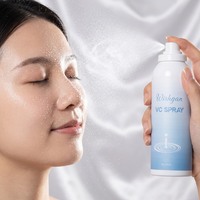 Brume faciale à la vitamine C et à l'acide hyaluronique, spray fin, apaisant, hydratant, illuminateur, spray pour le visage OEM