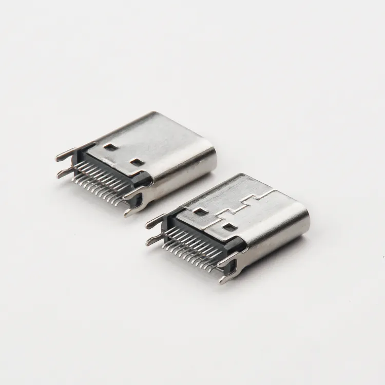 Micro USB Type B 5 Pin Female 4ピンオート防水コネクタ4ピンpogo usbケーブル