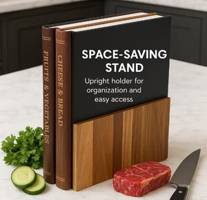 Hot Selling Set Van 3 Duurzame Multi-Purpose Die Eruit Zien Als Boeken Acacia Hout Snijplank - Product Image 4