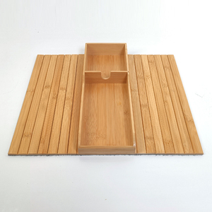 <span class=keywords><strong>Vassoio</strong></span> Portabicchieri da Divano in <span class=keywords><strong>Legno</strong></span> <span class=keywords><strong>Bianco</strong></span> WDF, Organizzatore per Bracciolo del Divano, Portabicchieri in Bambù - Product Image 2