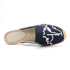 <span class=keywords><strong>Sandales</strong></span> d'extérieur pour femmes à motifs tendance, dessus <span class=keywords><strong>en</strong></span> <span class=keywords><strong>toile</strong></span> lumineuse, semelle intermédiaire <span class=keywords><strong>en</strong></span> chanvre, semelle extérieure <span class=keywords><strong>en</strong></span> caoutchouc antidérapante et respirante - Product Image 5
