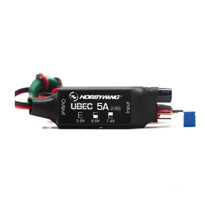 Régulateur de tension Hobbywing <span class=keywords><strong>5A</strong></span> <span class=keywords><strong>Ubec</strong></span> V2 Air, compatible Lipo 2-8S, sortie 5V 6V 7.4V, BEC réglable, en stock pour modèles RC - Product Image 5