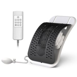 Massageador de Cintura Esportivo com Controle Manual por Fio, Almofada Lombar de Alongamento, PP+ABS+PVC+Tecido Oxford, Alimentado por Bateria - Product Image 1