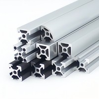 Profilé en aluminium à fente en T 2020, profilé d'extrusion à fente en T 2020, profilé en aluminium 2020