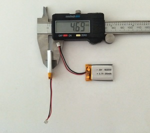 502030 3,7 V 250 mAh 052030 Li-Polymer-Batterie mit pcm auf Lager für elektronische Produkte - Product Image 2