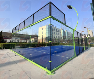 Sports de cour de <span class=keywords><strong>Padbol</strong></span> extérieurs et intérieurs de style panoramique nouvellement en vente avec padel de cancha personnalisé - Product Image 4