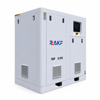 Compresseur d'air à spirale sans huile ZAKF, sortie d'air pur, 11KW 15HP 42CFM 8Bar, 100% sans huile