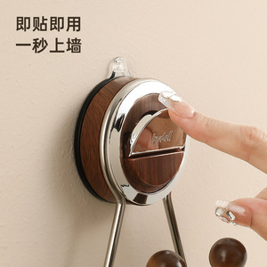 No-drill Wall Hooks 2 Hooks Removable Suction Cup Kitchen And Bathroom Hooks - Product Image 2