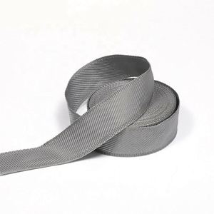 Ruban tissé personnalisé en couleur unie, ruban brodé pour vêtements - Product Image 4