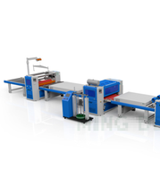 Machine à plastifier à chaud PUR pour PVC, 1300 mm, pour panneaux de porte WPC
