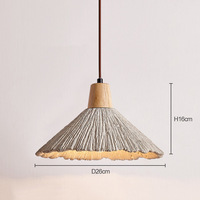 JACKSUN-Luminaire Suspendu Style Japonais Wabi-Sabi à Hauteur Réglable et Dimmable, LED de Chevet, Salon, Pendentif Moderne Vintage en Ciment