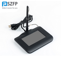 FP430S Digital Signature Pad USB Tablet dengan LCD 4.3 inci Keamanan AES/RSA Dukungan Windows 10 untuk Bank