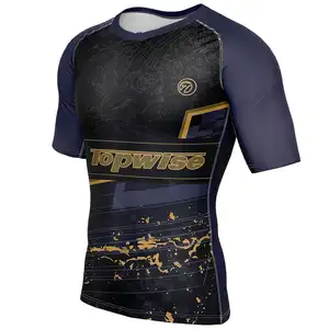 Lycra Custom Nogi Bjj Full Sublimatie Mma Rash Guard Huid Bescherming Stof Rashguards Bjj Jiu Jitsu Gi No