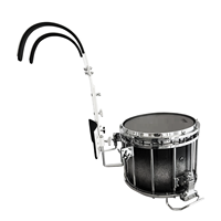 Tambour de batterie de fanfare avec kit de transport pour défilés en extérieur, performances de fanfare, compétitions scolaires et scènes