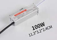 Alimentation à découpage IP67 90% d'efficacité 6W-100W pour bande LED, transformateur, ballast, étanche, anti-humidité, anti-corrosion