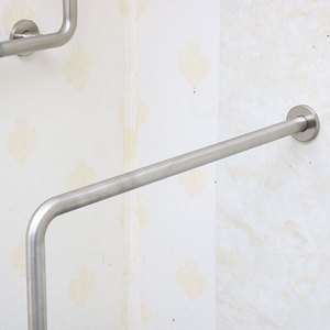 Barra de apoyo para baño Foryoud de 800x800 mm, acero inoxidable 304 con superficie cepillada, para uso en hoteles y hospitales. - Product Image 1