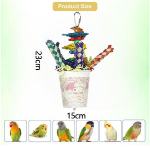 Natural Wood Perches in Different Widths and Lengths Stand Pole Bird Cage Accessories African <strong>Grey</strong> <strong>Parrot</strong> Bird Chewing <strong>Toys</strong> - Product Image 2