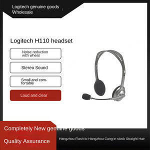 Auriculares con cable Logitech H110 con micrófono dual ANC Características impermeables Conectores inalámbricos Estilo TWS para juegos de voz móviles de computadora - Product Image 3