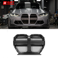 Calandre avant monobloc style V pour BMW M3 M4 G80 G82 G83 2021+ en fibre de carbone sèche