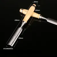 4 pièces charpentier sculpture sur bois gouge ensemble semi-circulaire bricolage outil à main avec ciseau en acier pour le travail du bois et les projets de bricolage