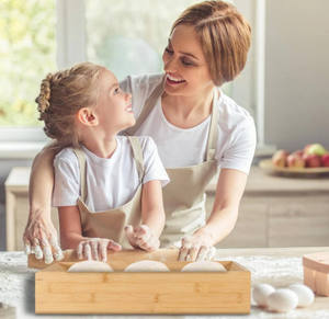 Bán Buôn Tùy Chỉnh Tre Thương Mại Bột Khay Stackable Bánh Pizza Bột Chống Hộp Bao Gồm Giá Tốt Nhất Lưu Trữ Thùng Cho Thực Phẩm - Product Image 4