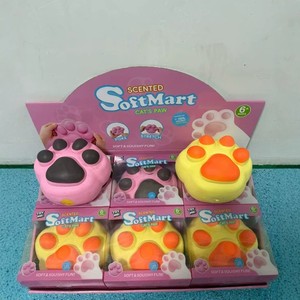 Jumbo Flour Filled Bear Paw <b>Squishy</b> Toy Slow Rising Stress Relief Toy Soft TPR Squeeze Ball - Product Image 1