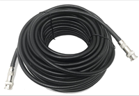 Câble coaxial RF JIS Standard 75 ohms 3C-2V avec BNC pour CCTV et communication radio