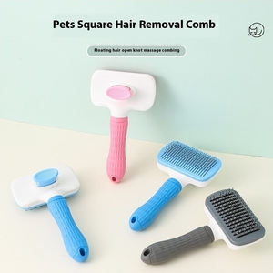 Cepillo Autolimpiante para Mascotas con un Solo Clic, Peine para Eliminar el Pelo Muerto de <span class=keywords><strong>Gatos</strong></span>, Desenreda el Pelo y la Pelaje Suelta con Mango Suave - Product Image 5