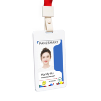 Layar Tampilan E-paper Ink 3,6 Inci Grosir, Kartu ID PVC Kustom untuk Acara, Kartu ID Foto PVC Plastik, Badge Elektronik HD untuk Akses