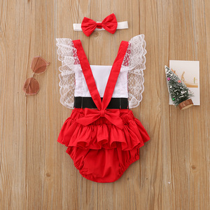 Combinaisons de Noël pour enfants, ensembles de vêtements pour femmes, barboteuses mignonnes pour bébés filles en gros - Product Image 2