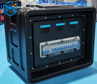 Offre OEM : Nouvelle Boîtier de Distribution Électrique Étanche en Alliage d'Aluminium 63A 380V pour Équipement DJ et Éclairage Scénique