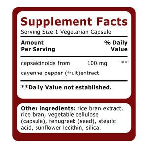 Capsule minceur : augmente la combustion des calories grâce à l'extrait de piment de Cayenne, favorise une perte de poids saine, compagnon idéal pour les régimes hypocaloriques. - Product Image 3