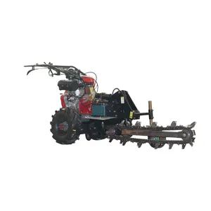 Disetujui CE Trencher Super awet 7HP bensin 4.1kw mesin gergaji mesin penggali Mini