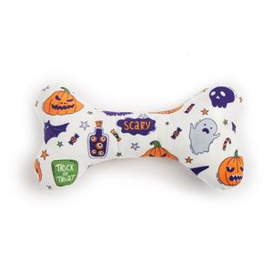 2024 yeni 8 adet bir paket sıcak satış Pet cadılar bayramı doğum günü partisi sondaj peluş kemik şekilli köpek oyuncaklar - Product Image 6