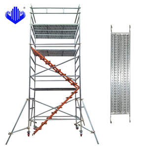 Échafaudage en acier Q235 pour les longueurs adaptées aux besoins du client par surface galvanisée par ponts - Product Image 1