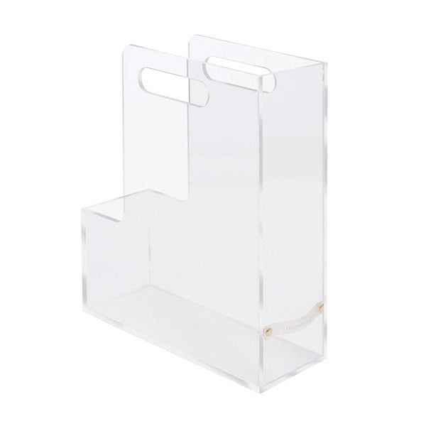 Clear Acrylic Stackable CD Holder Rack - Eco-Friendly Display