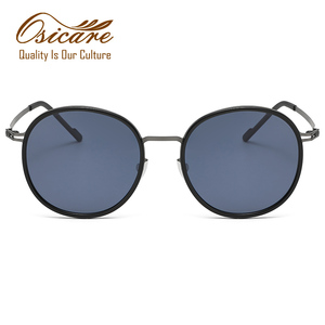 My1001 alta calidad Metal redondo inoxidable sin tornillos personalizado Lunettes De Soleil diseñador marca gafas de sol hombres gafas de sol de lujo - Product Image 2