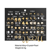 À la mode perle papillon et marguerite Tai Chi mode boucles d'oreilles luxe plaqué or Zircon pierres pour les femmes âgées doux Cool en gros