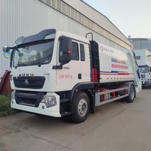 Camión de Basura Compactador Sinotruk Howo 4X2 de 18 Toneladas, Eje Doble, Seis Ruedas, Carga Trasera - Product Image 1