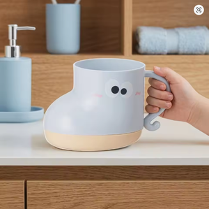 حامل أقلام بتصميم حذاء لطيف، كوب فرشاة أسنان، كوب مرحاض، كوب غسول فم بتصميم حذاء، كوب بلاستيكي للأطفال، كوب فرشاة أسنان للأزواج، للأطفال - Product Image 5