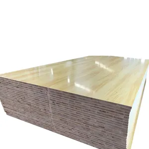 block board Hot Sell 15mm 18mm 19mm 20mm Wood Grain or Solid Color Melamine Laminated Block Board