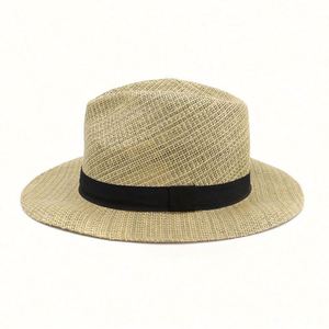 Chapeau Panama en paille style personnage, promotionnel, pas cher, pour le voyage, les affaires, les loisirs et les sports de plein air - Product Image 3