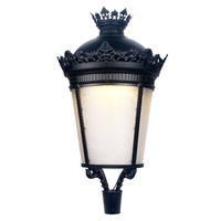 Applique murale LED décorative en aluminium IP66 AC, style palais de luxe, pour éclairage extérieur urbain et résidentiel